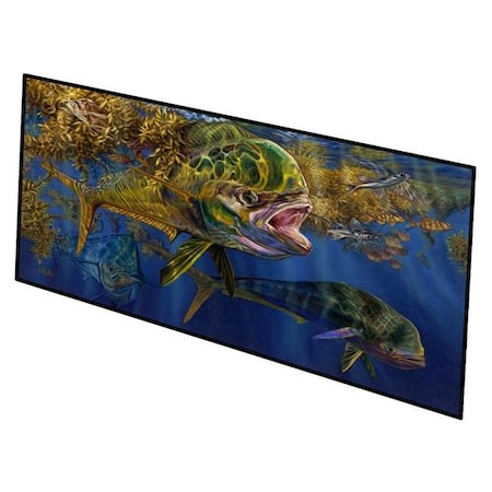 Carolines Treasures Carolines Treasures JMA2013HRM2858 28 x 58 in. Seaweed Salad Mahi Indoor or Outdoor Runner Mat JMA2013HRM2858